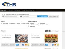 Tablet Screenshot of coupons.heraldbulletin.com